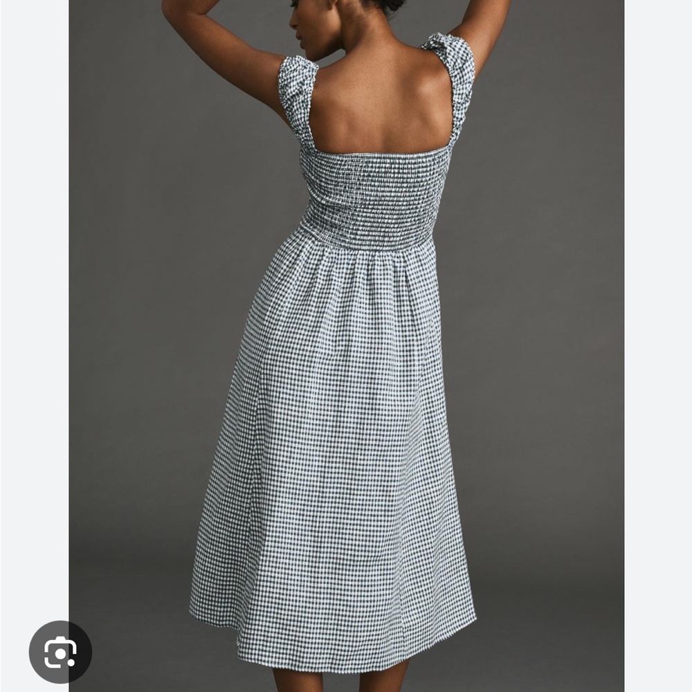 Reformation Tavi Linen Dress - Picture 2 of 5